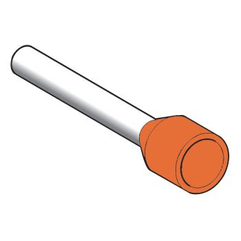  Embout long 4mm orange NF 