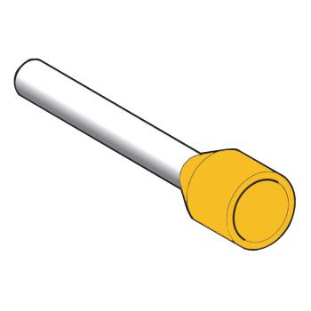  Embout long 6mm jaune DIN 