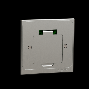  Prise sol equip carr�e m�tal 
