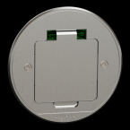  Prise sol equip ronde m�tal 