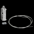  Etrier univ.et cable acier 3 m 
