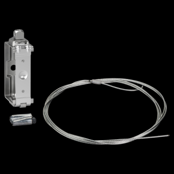  Etrier univ.et cable acier 3 m 