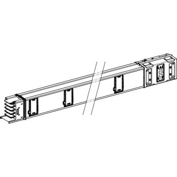  tron. droit 1000A 1.5m 4sort. 