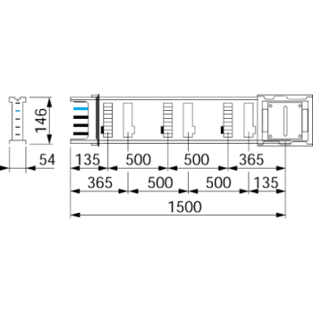  �l�m.dr.250A - 1,5m - 6 fen. 