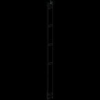  col. mont. 400A 2.5 m 4 d�riv. 
