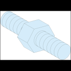  4 Entretoise hexagonale M5 H9 
