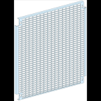  Platine perfo. mont.glissi�re 