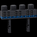  R�partiteur 1/2 rang�e 4P 160A 