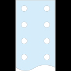  Barre JdB vertical perfo. 80x5 