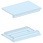  Plaq. Ht Bas ext. L600 RAL Sp� 