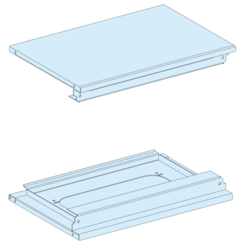  Plaq. Ht Bas ext. L600 RAL Sp� 