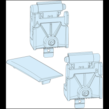  2 kits pivotement plastron 