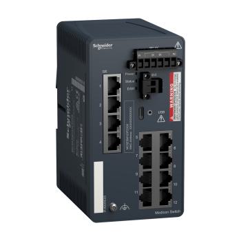  Managed Switch 8TX/4GE-TX 