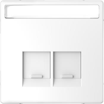  Enjo étiquette RJ45x2 lotus 