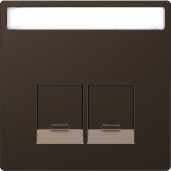  Enjo tiquette RJ45x2 mocca 