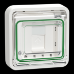  MUR RJ45 Cat6ASTP BLANC 