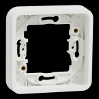  Cadre 1 poste blanc encastr� 
