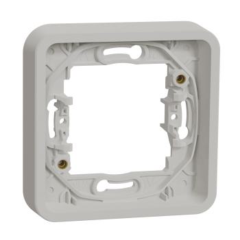  Cadre 1 poste blanc encastré 