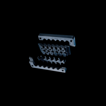  Plaque 4entr�es c�ble 112x36mm 