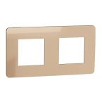  Plaque finition cuivr/Blanc 2P 