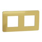  Plaque de finition Or/Blanc 2P 