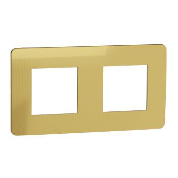  Plaque de finition Or/Blanc 2P 