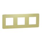  Plaque finition Vert/Blanc 3P 