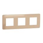  Plaque finition cuivr/Blanc 3P 