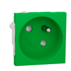  Prise 2P+T FR 45� rapide Vert 