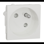  Prise 2P+T FR 45� rapide Blanc 