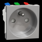  Prise 2P+T FR 90� rapide Alu 