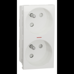  Prise 2x2P+T lum FR45� rap Bla 