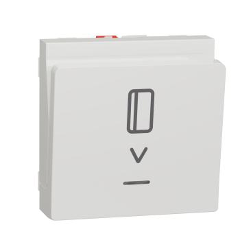  Cde à carte NO/NF 10A 2m Blanc 