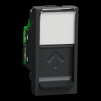  Prise RJ45 x1 cat6STP 1m Anth 