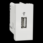  Prise USB data 1m Blanc 