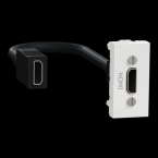  Prise HDMI 1m Blanc 