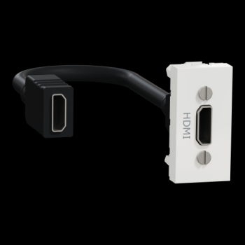  Prise HDMI 1m Blanc 