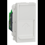  Prise RJ45 x1 cat6FTP 1m Blanc 