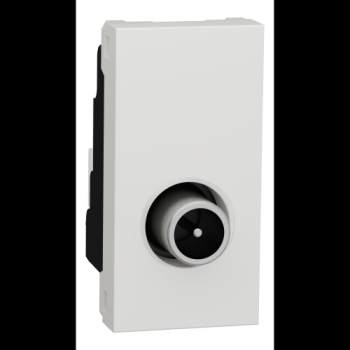  Prise TV m�le individ 1m Blanc 