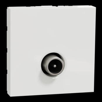  Prise TV m�le individ 2m Blanc 