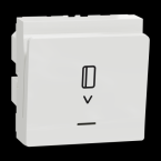  Cde � carte elect 10A 2m Blanc 