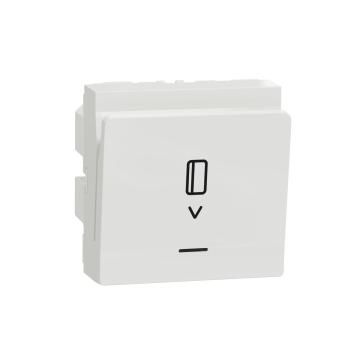  Cde  carte elect 10A 2m Blanc 