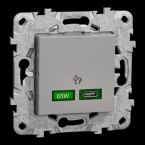  Chargeur USB C 65W Alu 