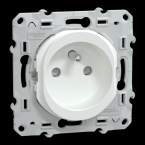  Prise 2P+T � puits Auto Blanc 