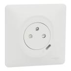  Combi 2P+T affl + USB-C Blanc 