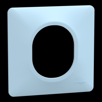  Plaque 1 poste Bleu A 