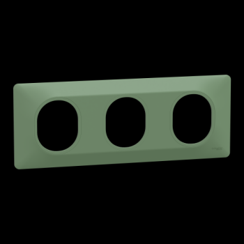  Plaque 3 post Hor 71 mm Vert F 