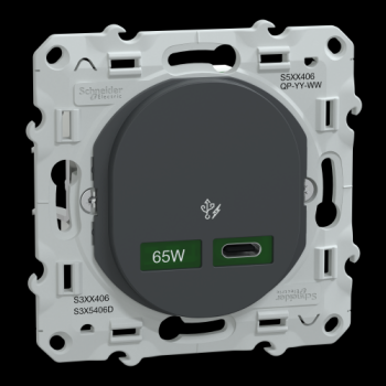  Chargeur USB-C 65W Anthracite 
