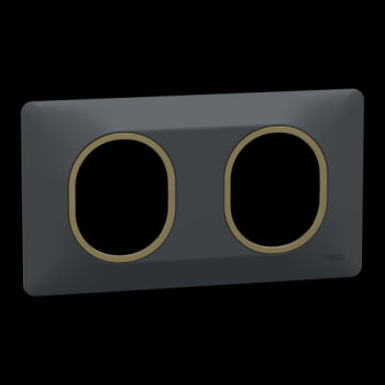  Plaque 2 post Hor 71 mm Ant Lt 