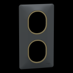 Plaque 2 post Vert 71mm Ant Lt 
